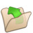 Folder beige parent Icon